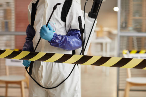 Professional Blood Cleanup technician working in Ashland, CA